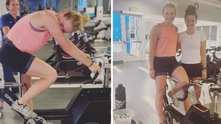 Športovkyňa Mikaela Shiffrinová poctivo zarezáva vo fitnes.