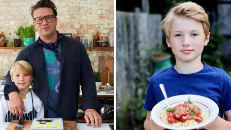 Šéfkuchár Jamie Oliver so synom Buddym