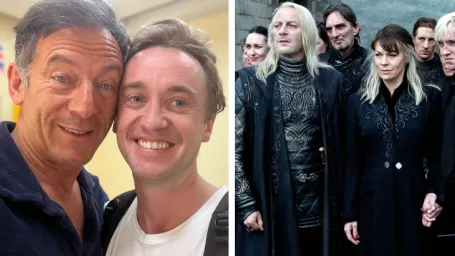 Tom Felton a Jason Isaacs / Malfoyovci