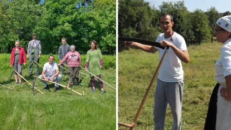 Tradičné kosenie dá poriadne zabrať, no chráni prírodu.