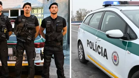 Policajti zachránili mladého muža.