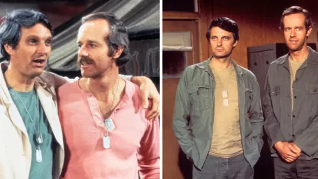 Alan Alda a Mike Farrell