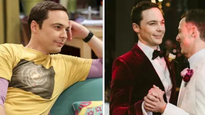 Jim Parsons v Teórii veľkého tresku / S manželom Toddom