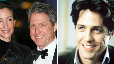 Hugh Grant s manželkou Annou Ebersteinovou / Vo filme Notting Hill