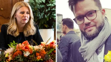 Zuzana Čaputová a Martin Strižinec