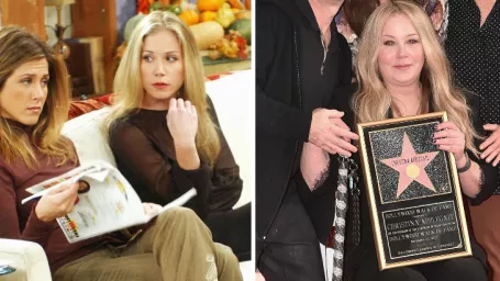 Christina Applegate v seriáli Priatelia a v súčasnosti