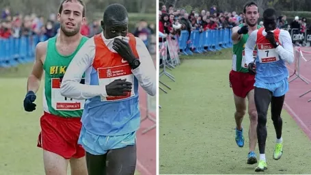 Iván Fernández a Abel Mutai