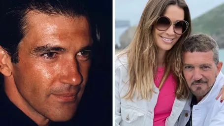 Antonio Banderas s manželkou Nicole Banderas