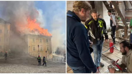 Požiar v Banskej Štiavnici