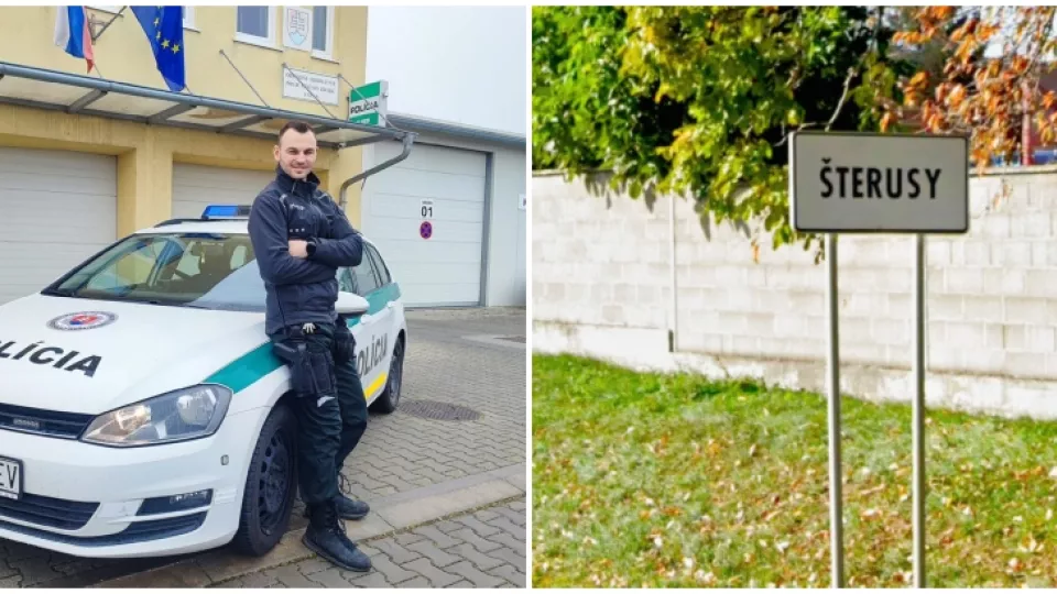 Chlapcovi pomohol policajt Peťo (vľavo), ktorý bol mimo služby.