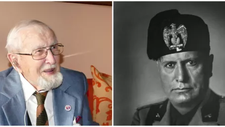 František Marek a Benito Mussolini