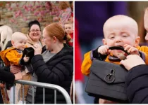 Kate Middleton pri návšteve mestečka Aberfan.