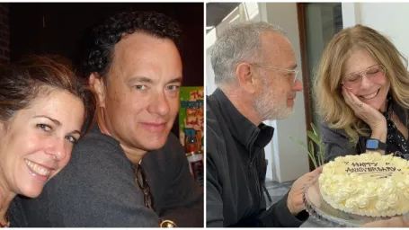 Tom Hanks s manželkou Ritou Wilson.