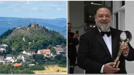 Russell Crowe v Česku.