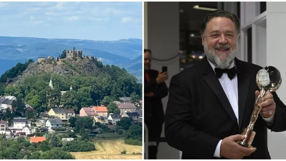 Russell Crowe v Česku.