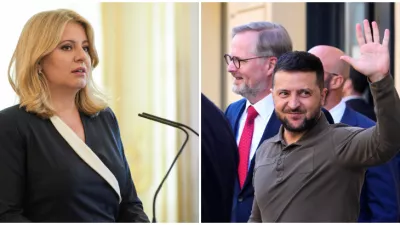 Zuzana Čaputová a Volodymyr Zelenskyj