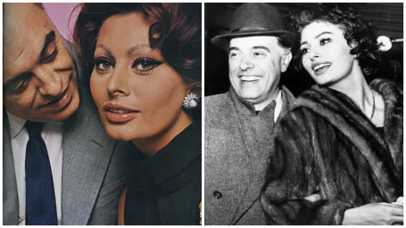 Sophia Loren a Carlo Ponti