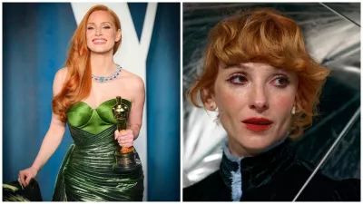 Jessica Chastain (vľavo) a Vica Kerekes (vpravo).