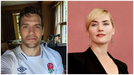 Henry Cavill (vľavo) a Kate Winslet (vpravo)