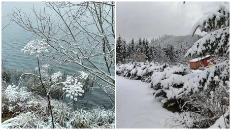 Vľavo: Štrbské Pleso, vpravo: Jasná