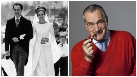 Karel Schwarzenberg s manželkou Therese.