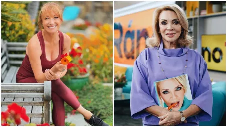 Doktorka Quinnová Jane Seymour (vľavo) a slovenská herečka Zdena Studenková (vpravo).