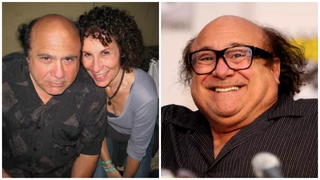 Danny DeVito s bývalou manželkou Rheou