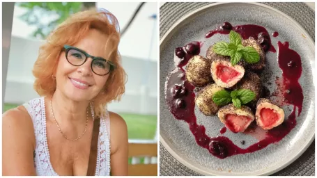 Kamila Magálová a jej recept na jahodové guľky.