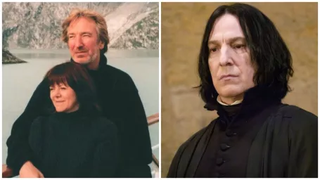 Alan Rickman s manželkou Rimou / Severus Snape