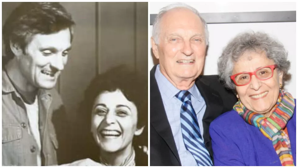 Alan Alda a Arlene Weissová Aldová.