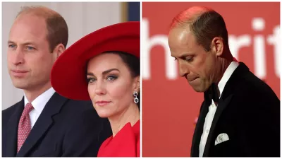 Princ William s manželkou Kate / Princ William 7. februára na charitatívnej akcii