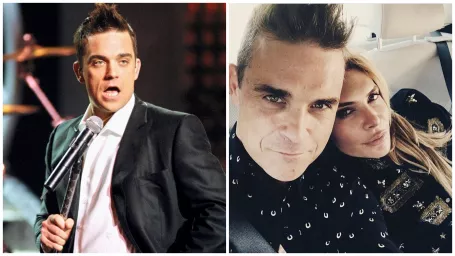 Robbie Williams s manželkou