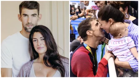 Michael Phelps a Nicole Johnsonová