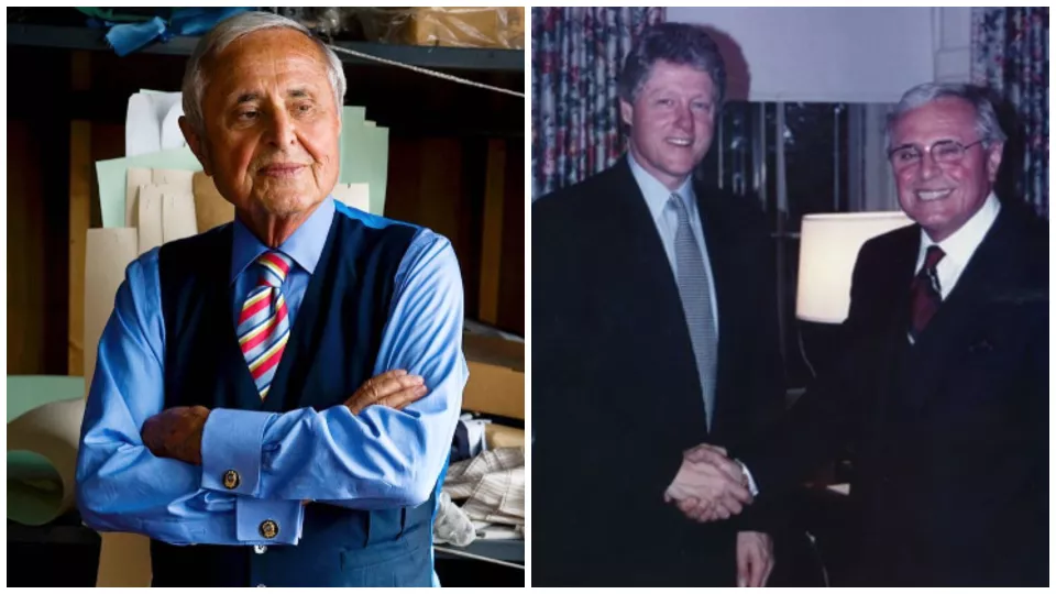 Martin Greenfield a Bill Clinton.