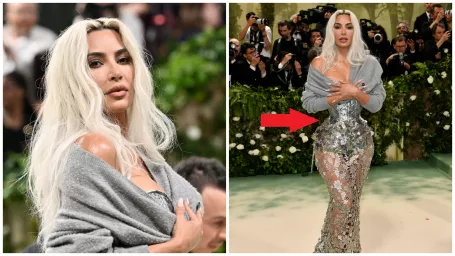 Kim Kardashian na Met Gala.