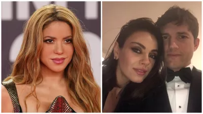 Shakira / Mila Kunis a Ashton Kutcher