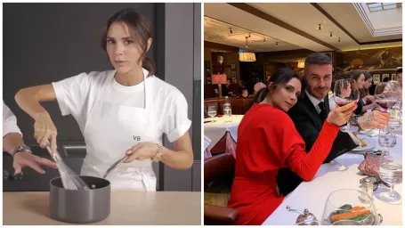 Victoria Beckham s manželom Davidom.