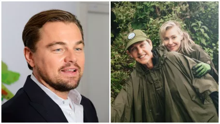 Leonardo DiCaprio/Moderátorka Ellen de DeGeneres s manželkou Portiou de Rossi