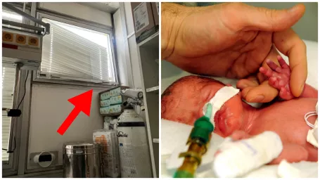 Podmienky, v akých funguje jednotka intenzívnej neonatologickej medicíny Košiciach, sú kritické / Ilustračná fotografia predčasniatka