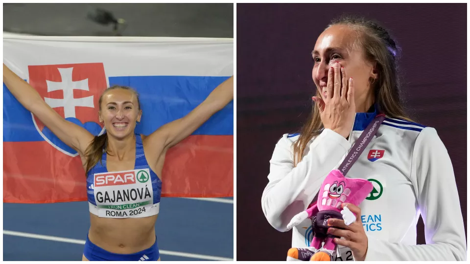 Gabriela Gajanová vybojovala v Ríme striebro v behu na 800 m.