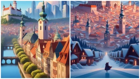 Slovenské mestá v Disney rozprávke.