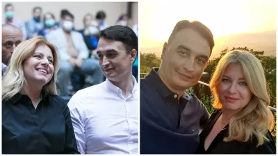 Zuzana Čaputová a Juraj Rizman.