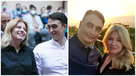 Zuzana Čaputová a Juraj Rizman.