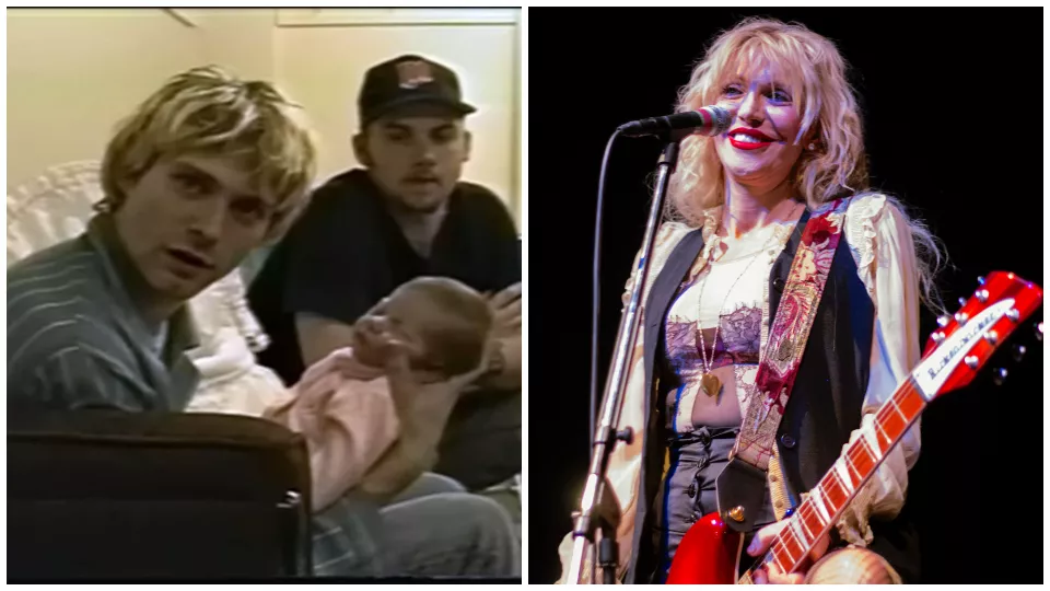 Kurt Cobain s dcérkou Frances Bean / Courtney Love