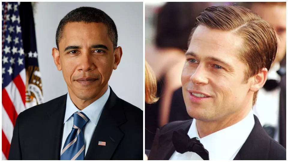 Barack Obama / Brad Pitt