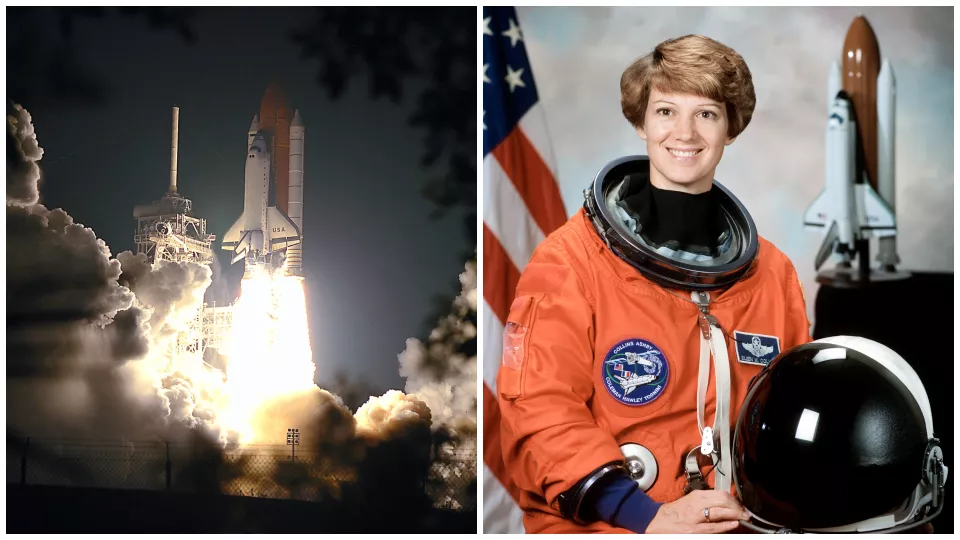 Štart rakety STS-93 / Eileen Collinsová