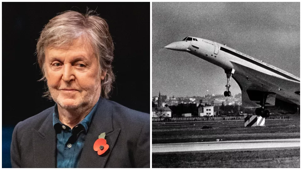 Paul McCartney a Concorde