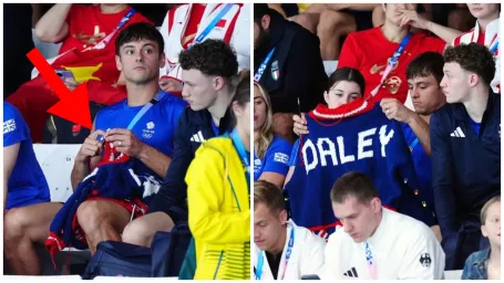 Britský skokan do vody Tom Daley počas olympiády v Paríži