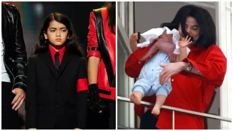 „Blanket“ na poslednej rozlúčke s otcom / Michael Jackson s najmladším synom