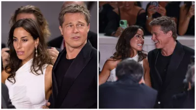 Brad Pitt s dizajnérkou šperkov Ines de Ramonovou